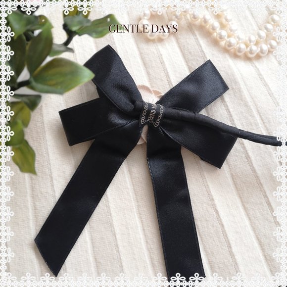 [NWOT] Elegant Bow and Flower Accent Hair Bun Maker Accessory - Picture 5 of 5